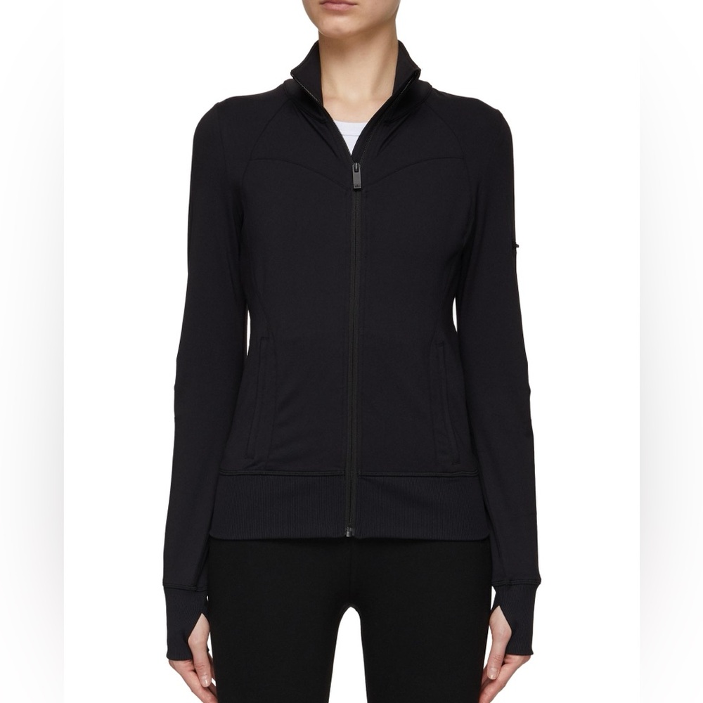Alo Yoga Black Medium Contour Jacket - Picture 2 of 8